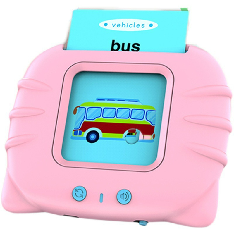 Talking flash card reader