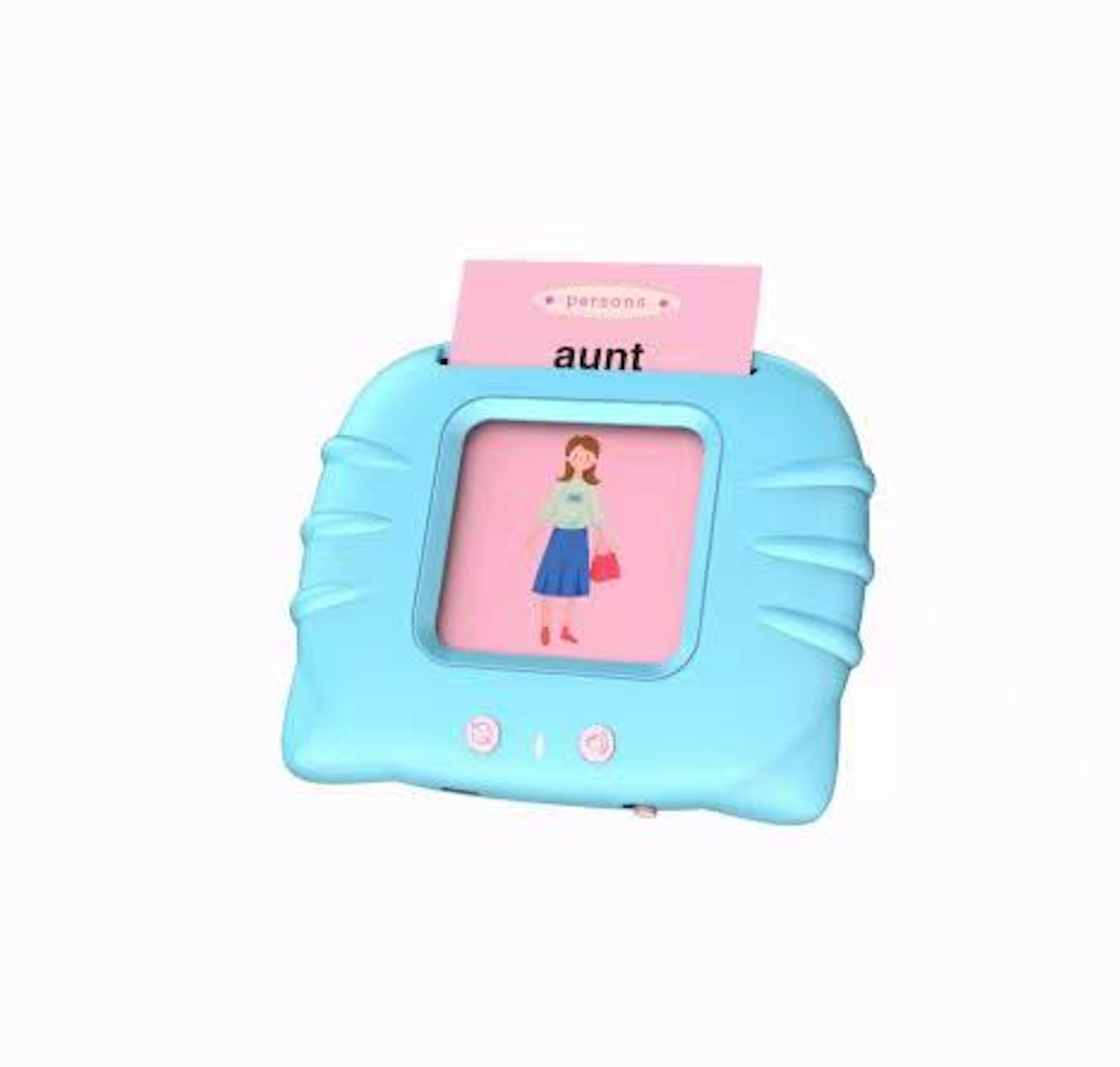 Talking flash card reader